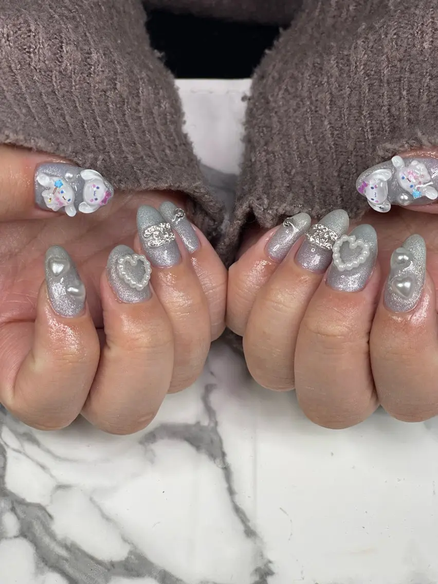 ネイル 長さ出し RUARI RISAのネイルデザイン