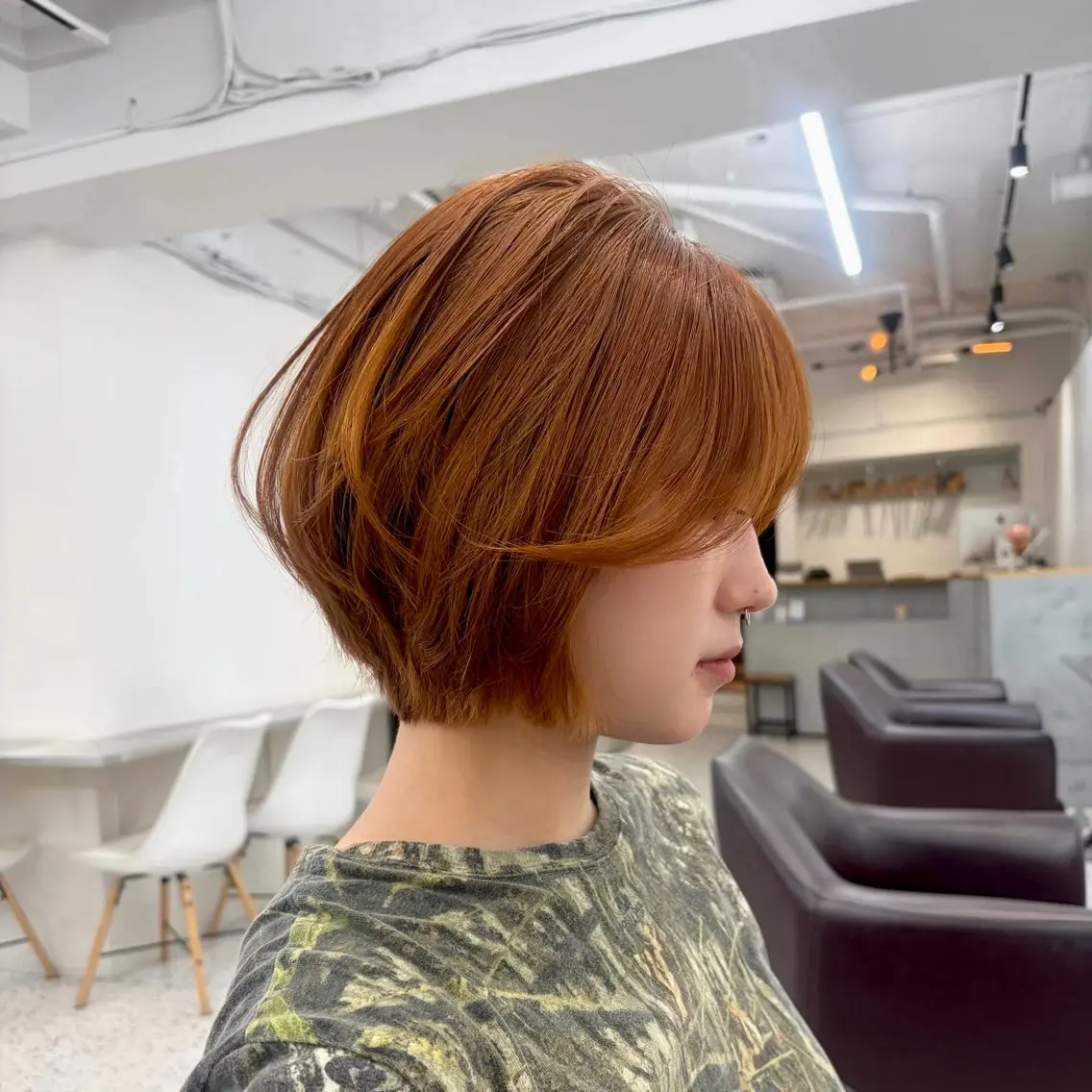 ブリーチリタッチ✨+カラー+TOKIO髪質改善トリートメント(4step)の写真