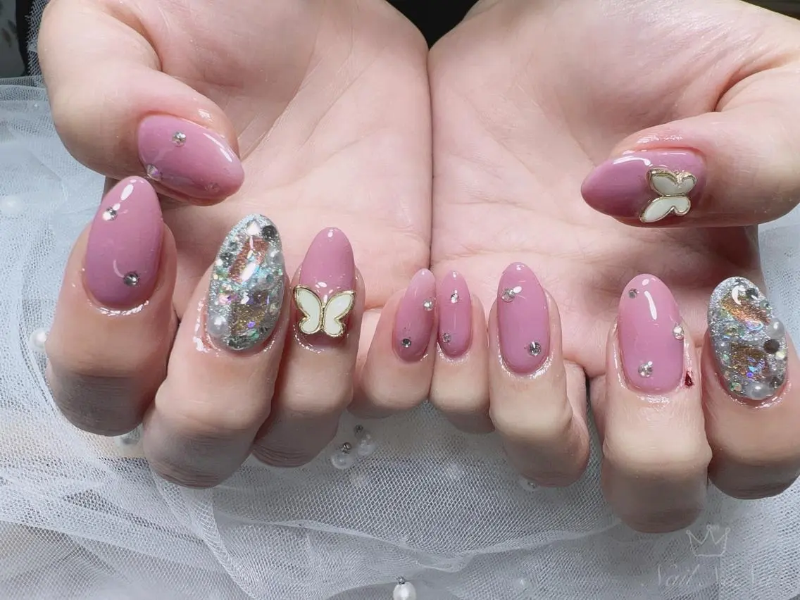 ショート カラー ネイル ハンドネイル Nail NaNaのネイルデザイン