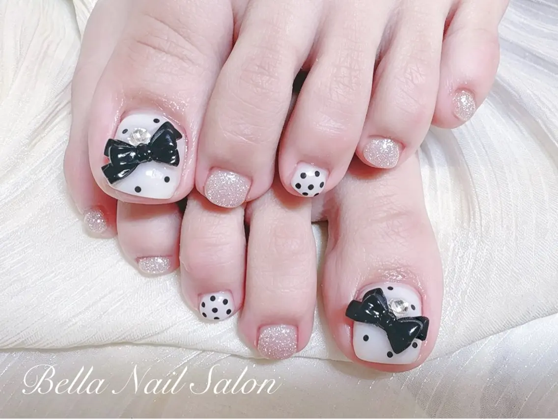 ネイル フットネイル Bella Nail Salonパラジェルのネイルデザイン