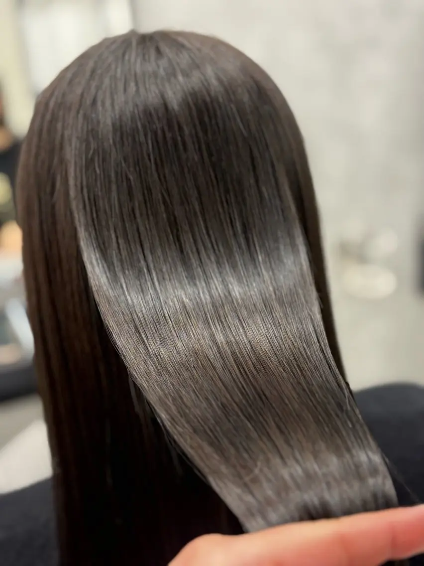 ロング カラー 髪質改善 縮毛矯正 トリートメント ヘアカラー 縮毛矯正 トリートメント すぐ巻ける縮毛矯正 🍀勝倉　麗のヘアスタイル