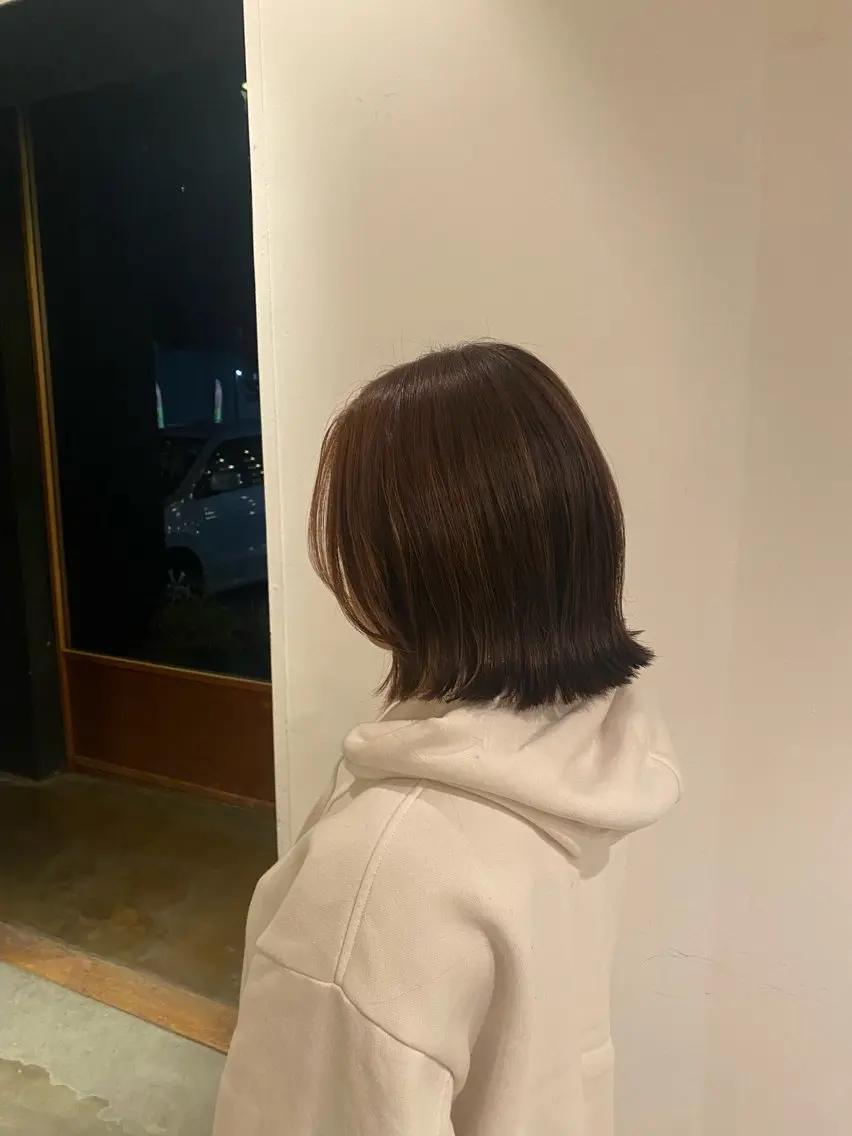 ミディアム 切りっぱなしボブ ボブ Takahashi Noa🍊のヘアスタイル