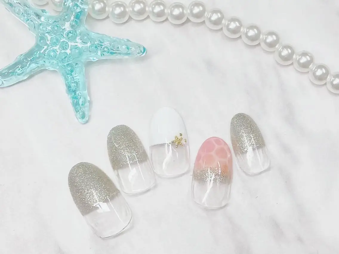 ネイル ハンドネイル 武蔵小金井⟡.· 🎀Y🎀のネイルデザイン