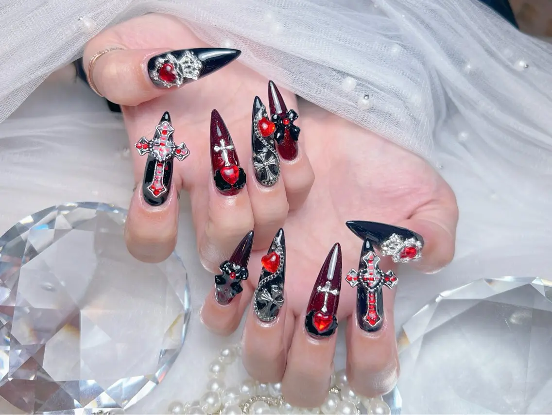 ネイル アートネイル オーロラネイル チークネイル 長さ出し フットネイル Miya _nailのネイルデザイン