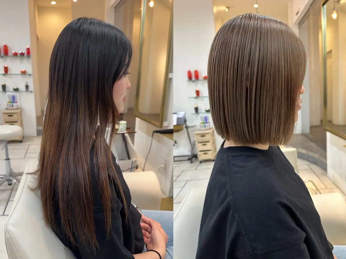カラー 林 唯翔のヘアスタイル