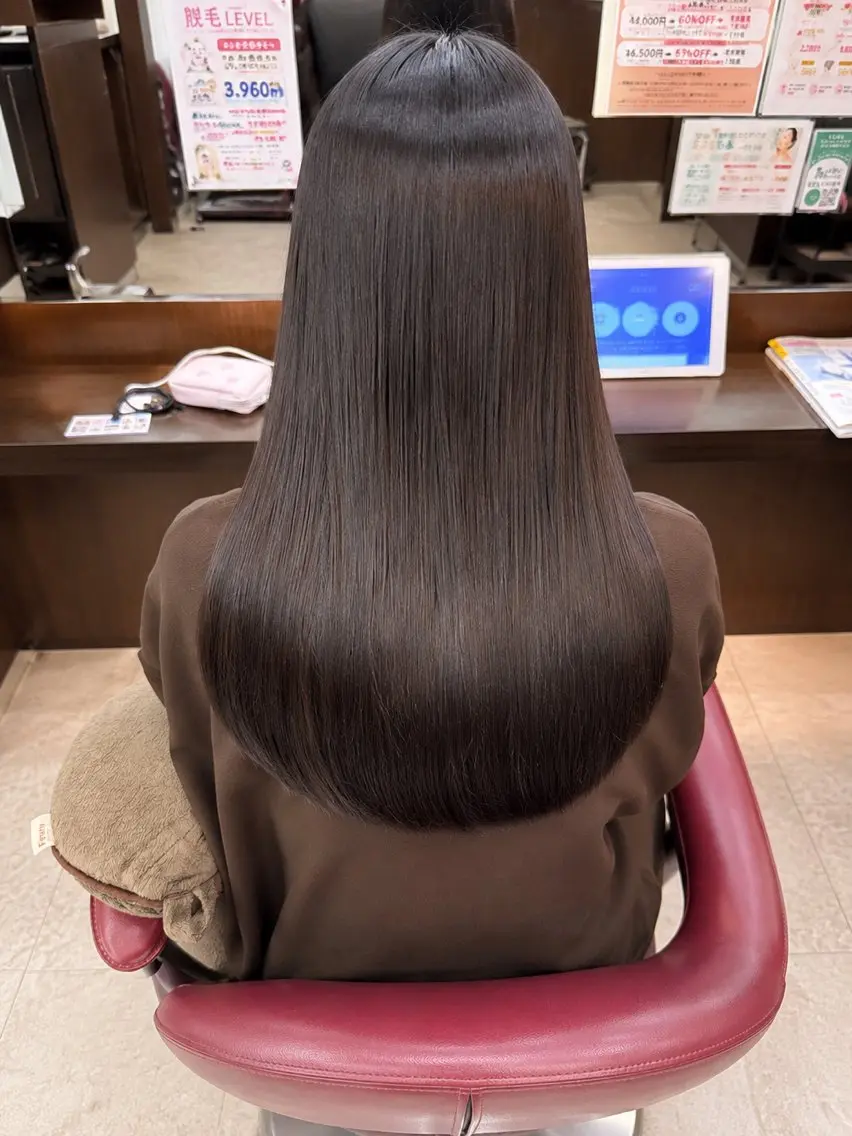 ロング くせ毛 髪質改善 縮毛矯正 トリートメント 酸性ストレート 髪質改善デザイナー kazu🐰のヘアスタイル