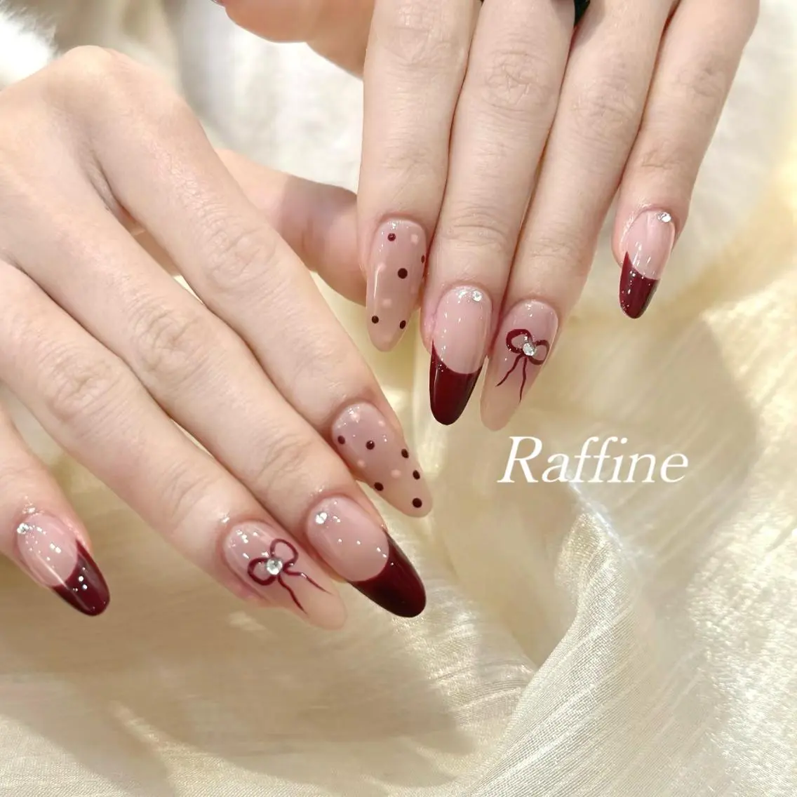 ネイル RAFFINE haru🦋🩵のネイルデザイン