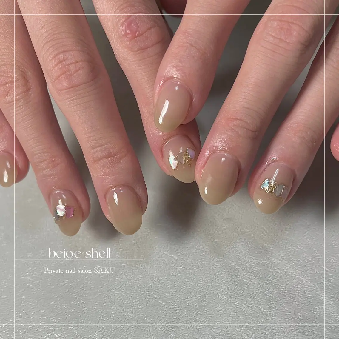 ネイル ハンドネイル SAKU nail 作島茜のネイルデザイン