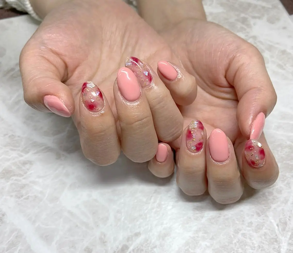 ネイル アートネイル 🧸熊谷 かほ🧸のネイルデザイン