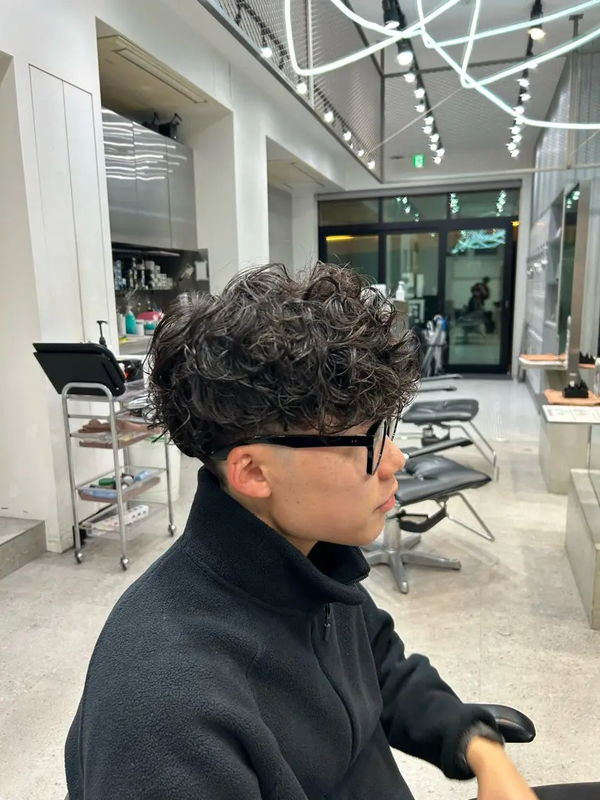 パーマ パーマ支持率⭕️春山 凜乃介のヘアスタイル