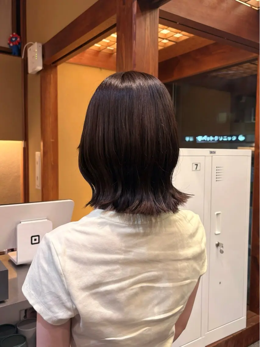 ショート カラー 透明感カラー カット ヘアカラー saho ⟡.·のヘアスタイル