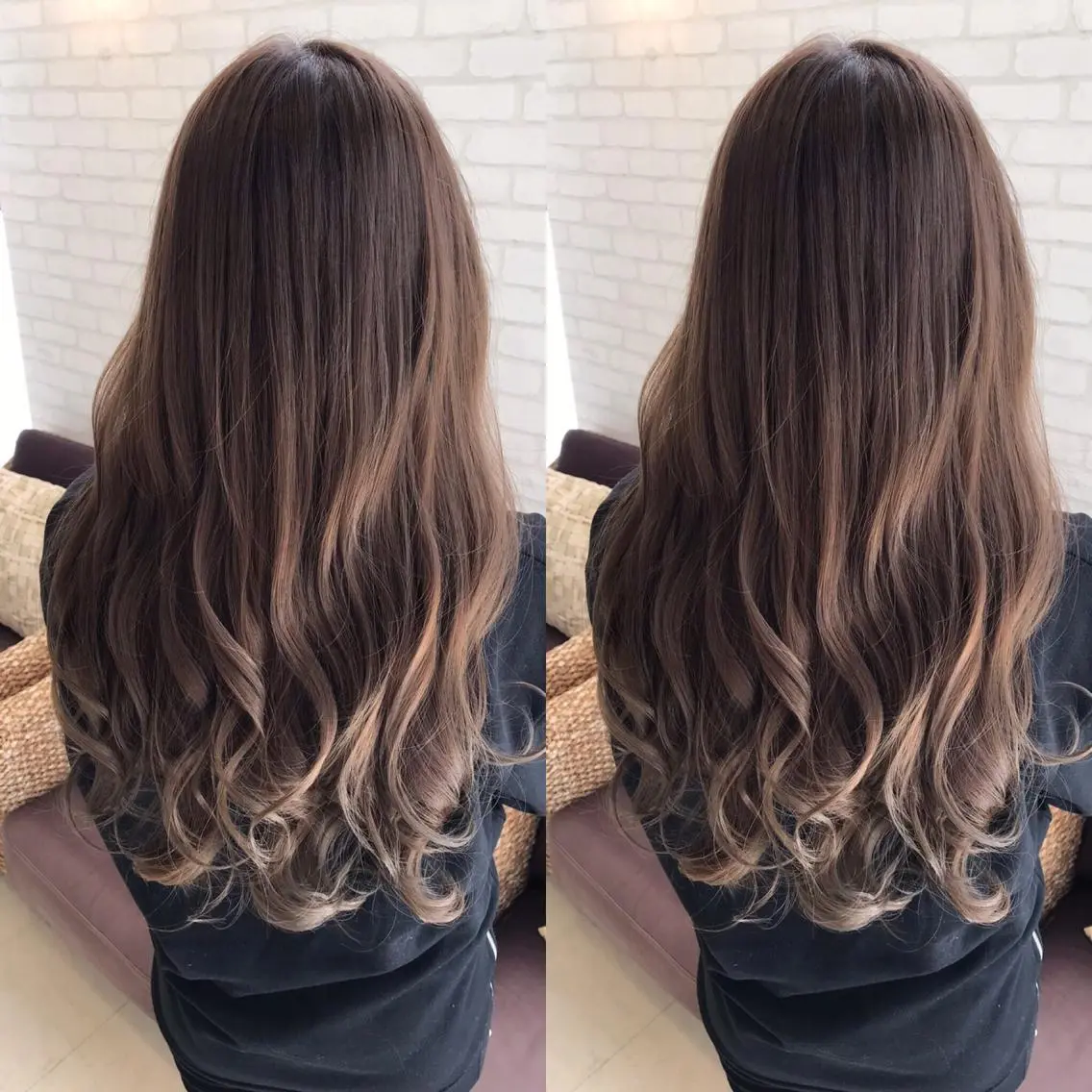 ロング カラー 浅川 実行のヘアスタイル