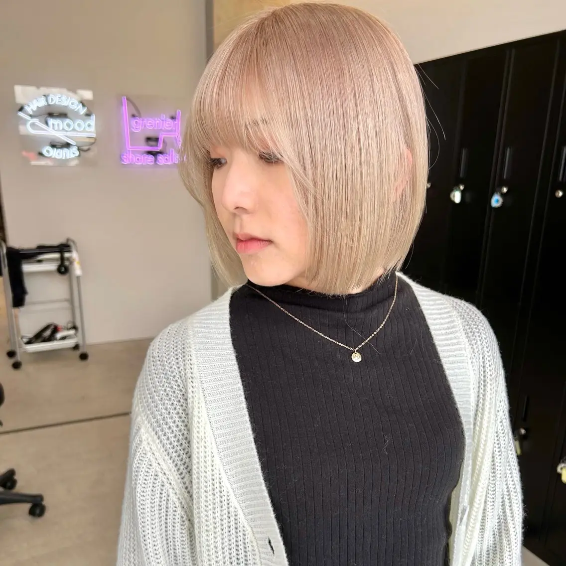ミディアム カラー 一ノ瀬 暁のヘアスタイル