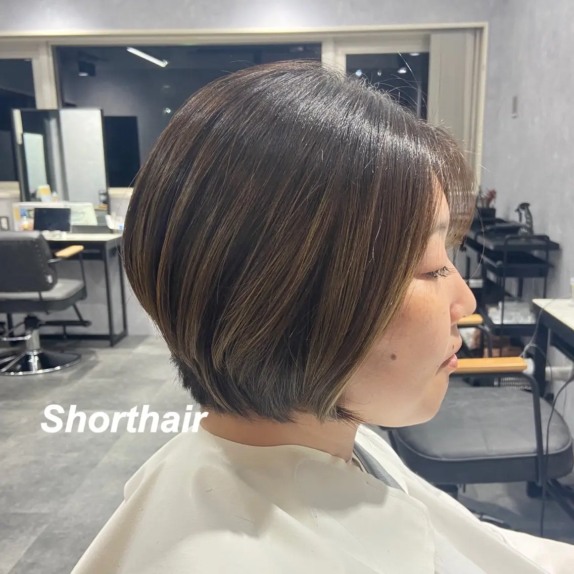 ショート ショートヘア プルエクステ/インナ ーカラー🦊はるなのヘアスタイル