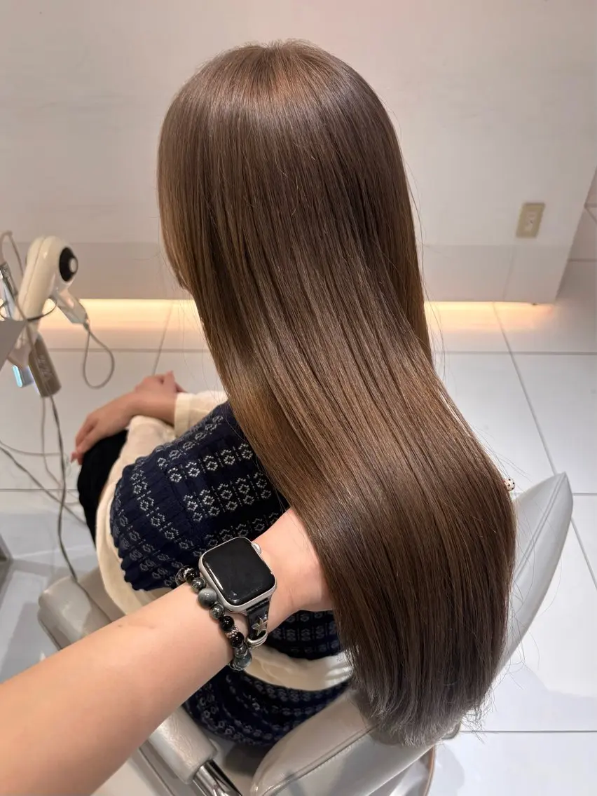 ロング カット ヘアカラー NEWTON 🌟ミニモ限定のヘアスタイル