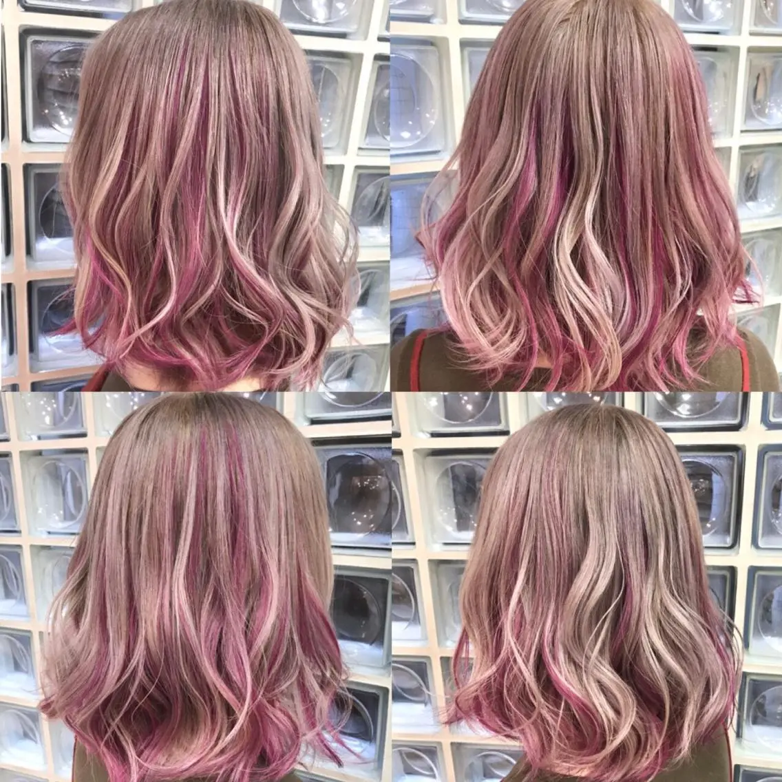 ミディアム カラー 神山 昌子のヘアスタイル