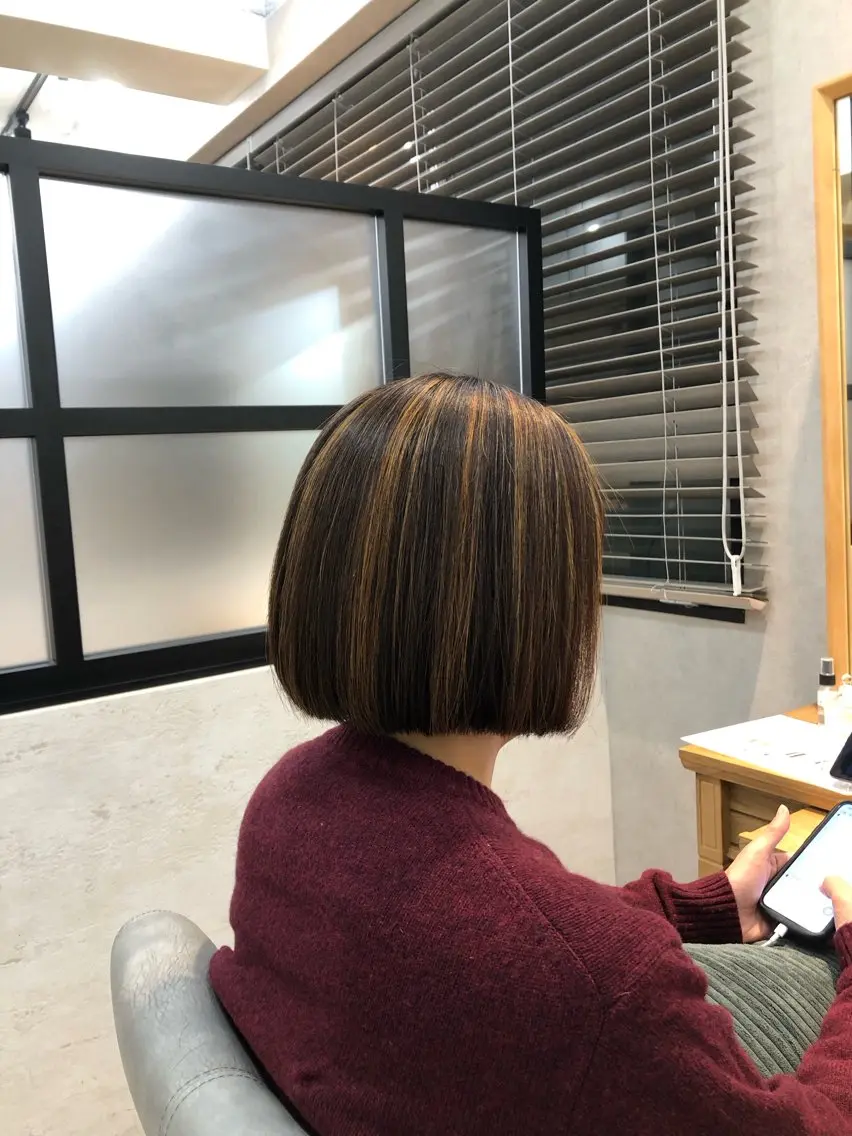 ショート ボブ カット トリートメント ヘッドスパ SOA FLEAR Tsuyoshiのヘアスタイル