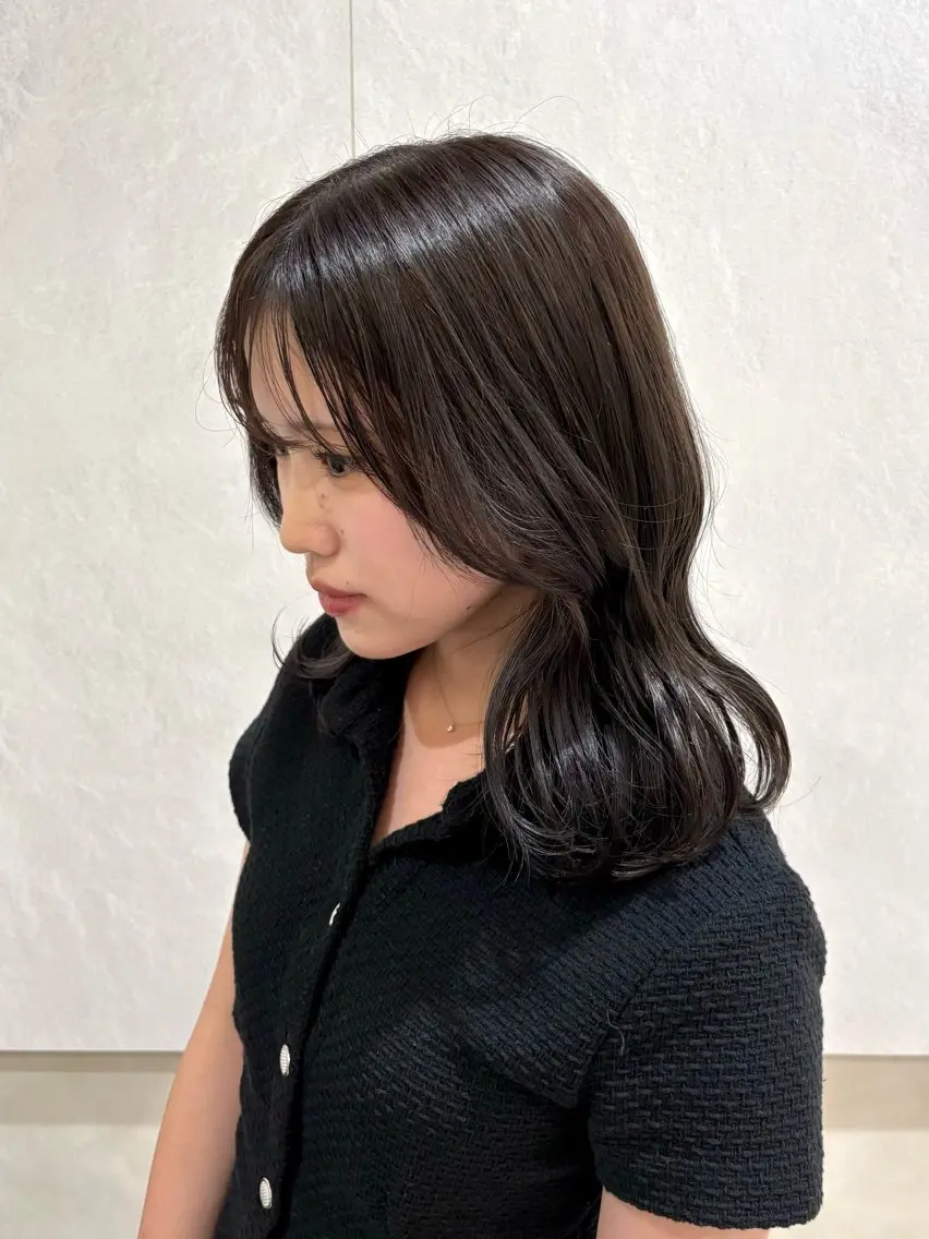 うる艶カラー+𝐀𝐮𝐣𝐮𝐚トリートメント💖の写真
