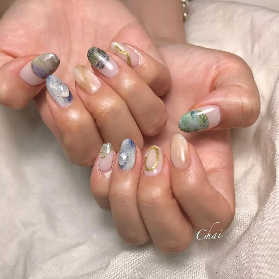 ネイル 持ち込み chai nail & eye📍鶴橋のネイルデザイン
