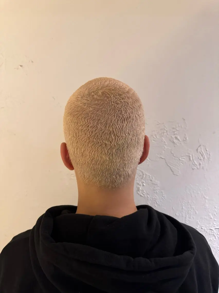 ショート カラー パーマ メンズ ボウズ カット ヘアカラー パーマ 💈メンズ特化💈 TASUKUのヘアスタイル