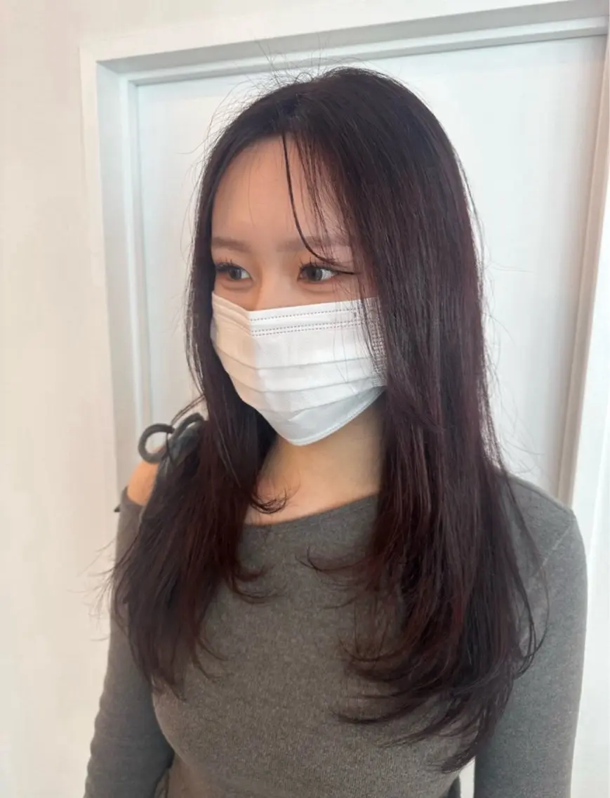 ロング オノ アイラのヘアスタイル