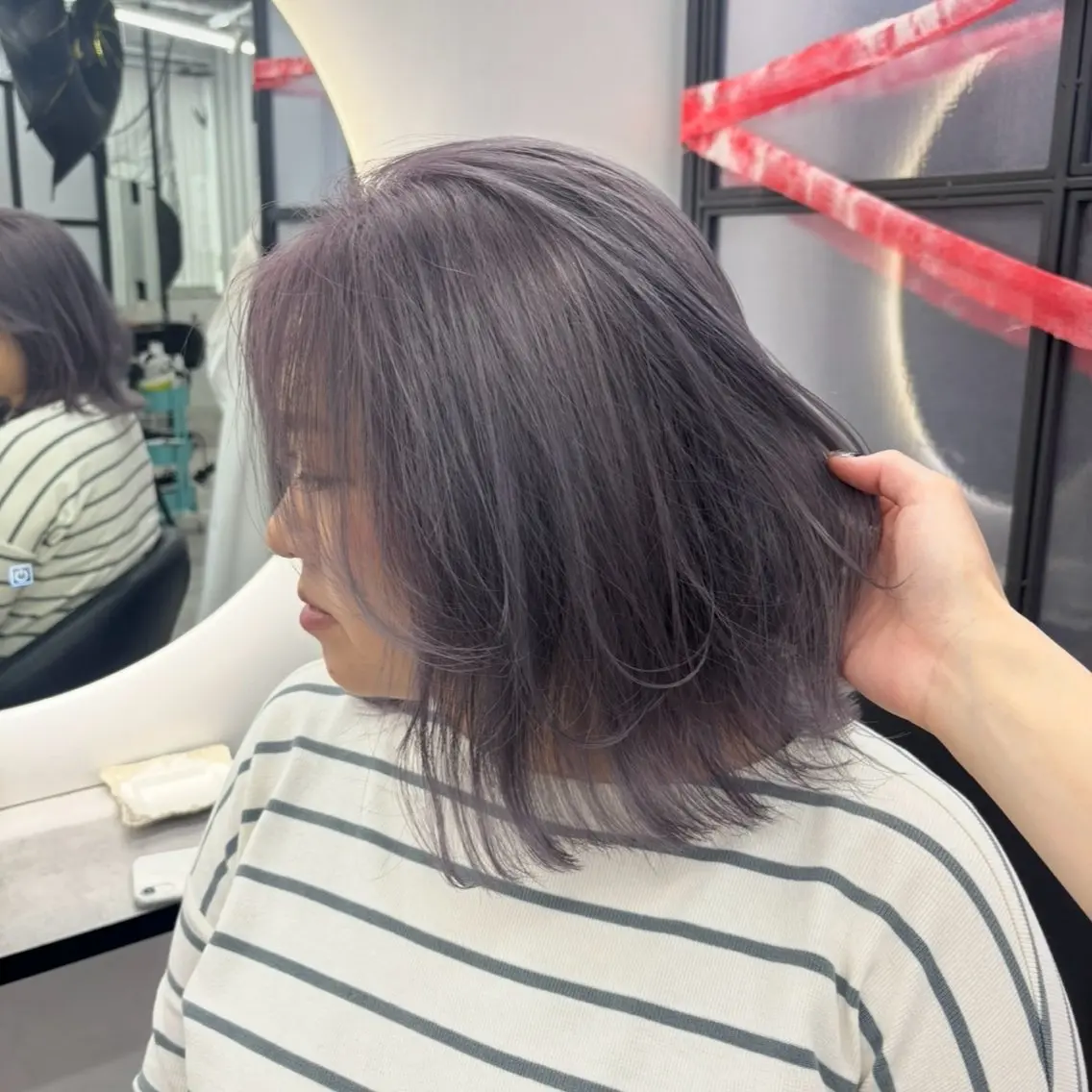 ミディアム カラー ヘアカラー Ren. 🦋デザインカラーのヘアスタイル