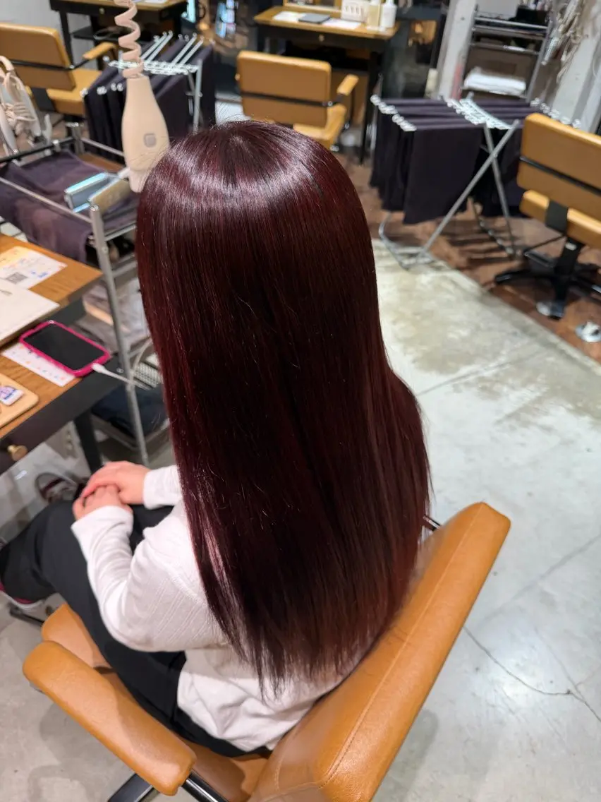 ロング カラー ヘアカラー トリートメント AVANCE.ens 松本大和のヘアスタイル