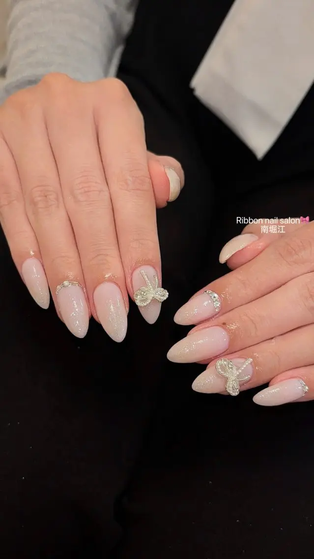 ネイル ハンドネイル RibbonNail 南堀江のネイルデザイン