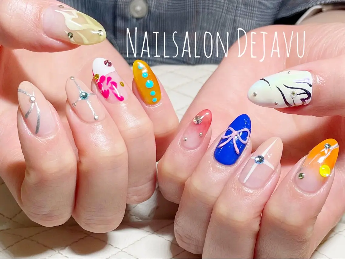 ネイル アートネイル 持ち込み ワンカラーネイル 冬ネイル Nail salon Dejavu 🌿のネイルデザイン
