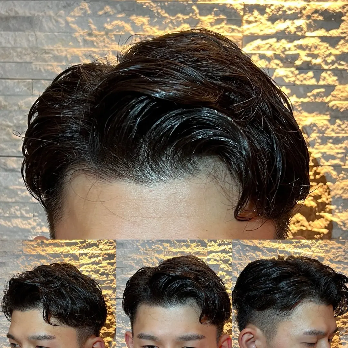 メンズ カット パーマ シマサキ シイナのヘアスタイル