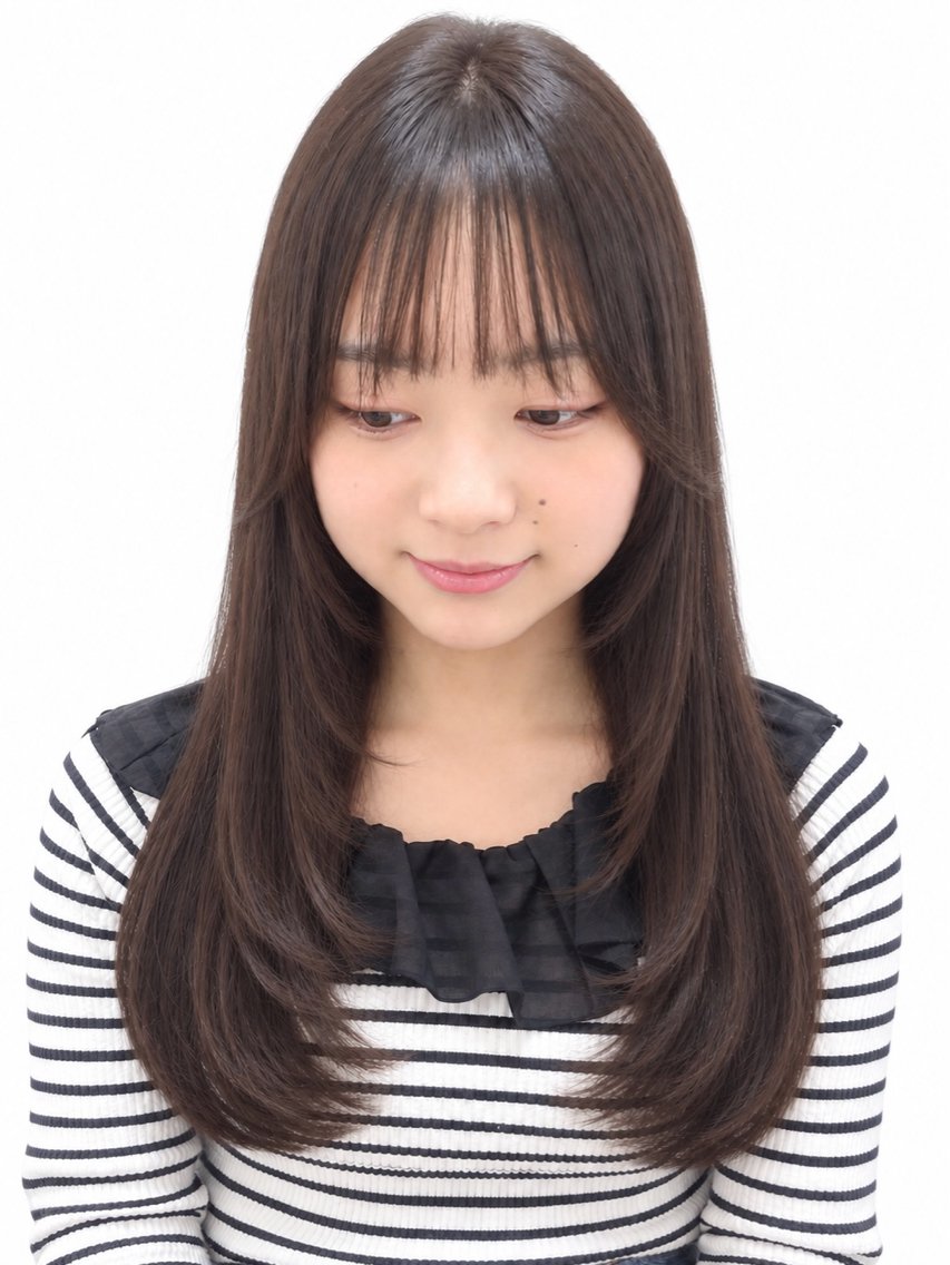 ロング ロングレイヤー 顔まわりレイヤー ハイレイヤー レイヤーカット ロング 中原由貴 /WILLOW京橋のヘアスタイル