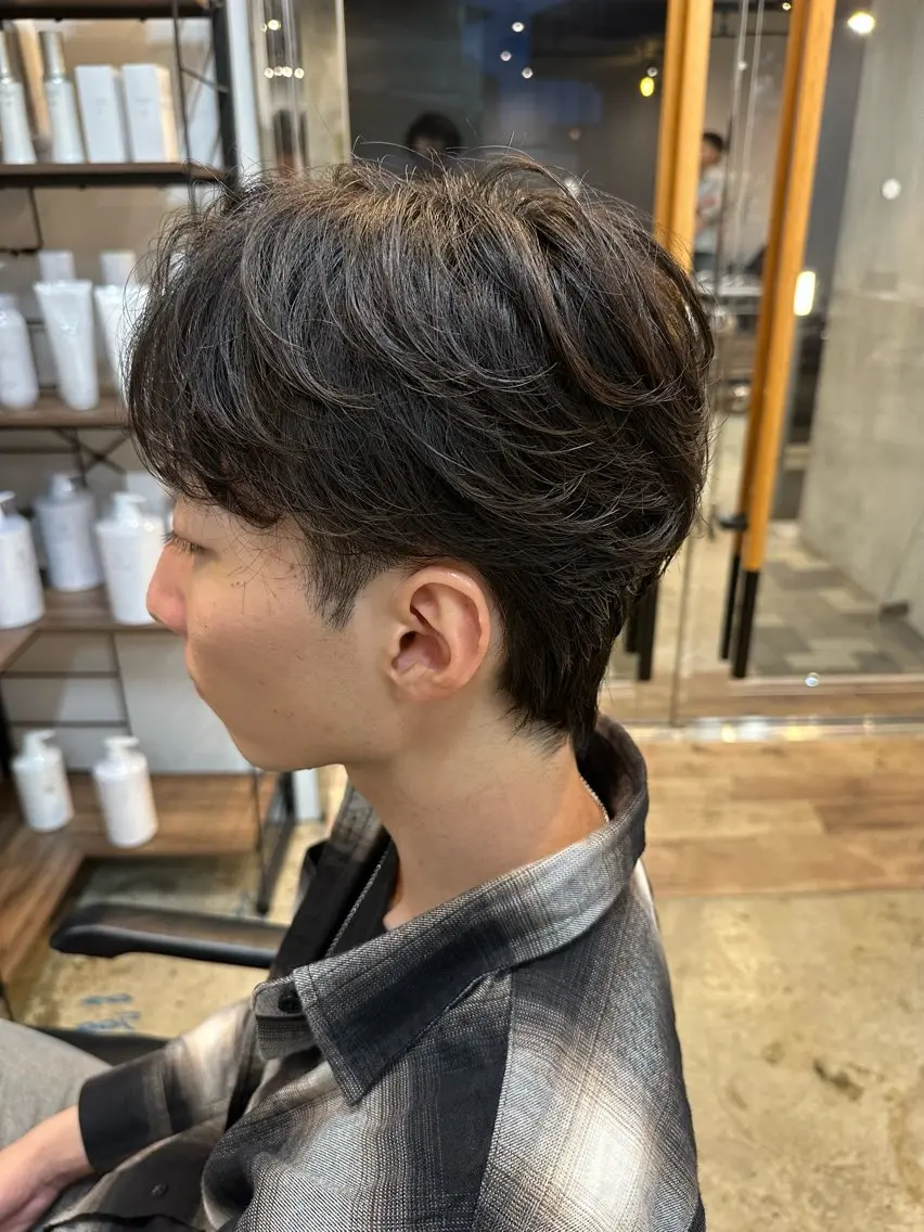 ショート パーマ メンズ 倉持誠也 ショートスタイル特化のヘアスタイル