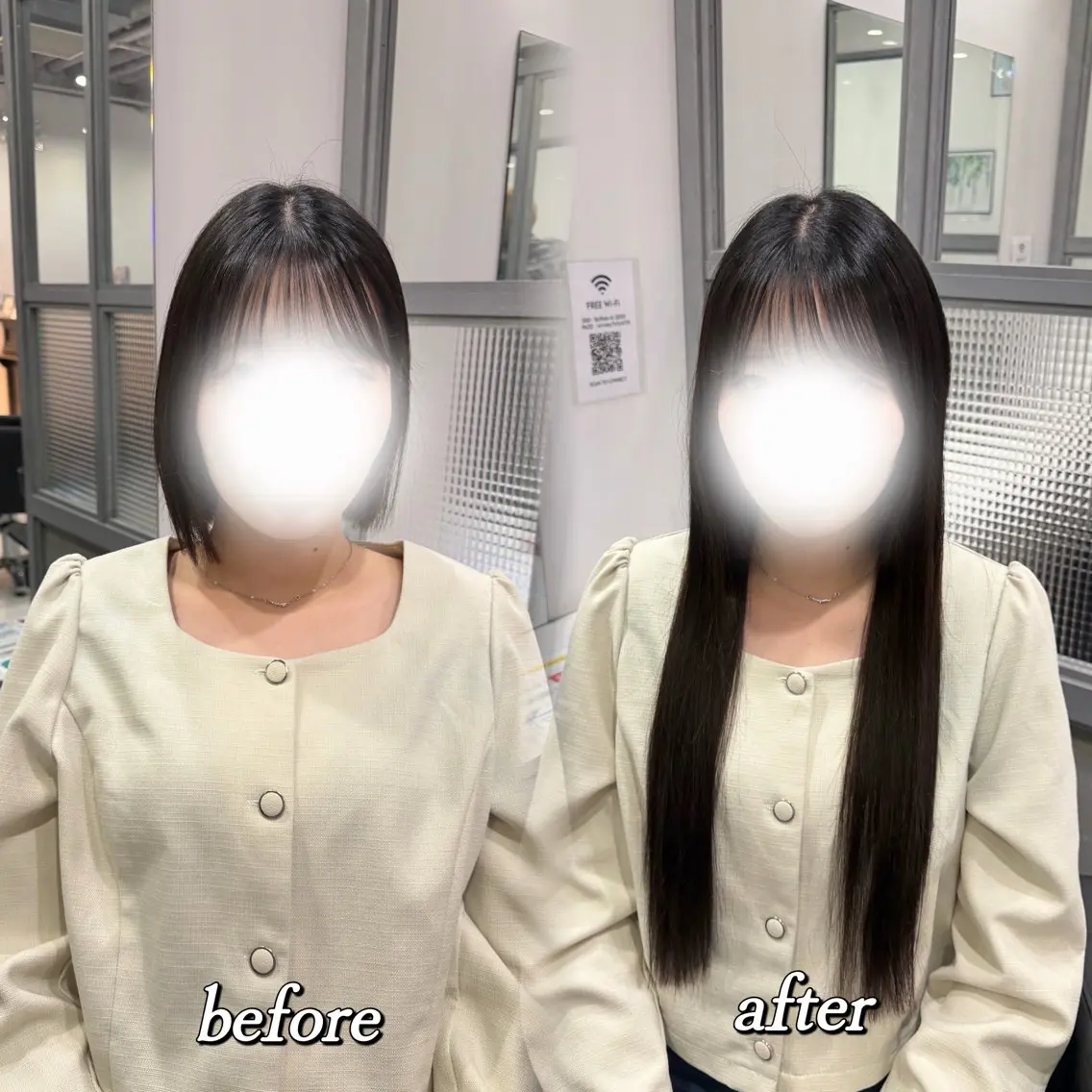 ロング カラー エクステ 🦋REISA🦋 エクステ×ハイトーンのヘアスタイル