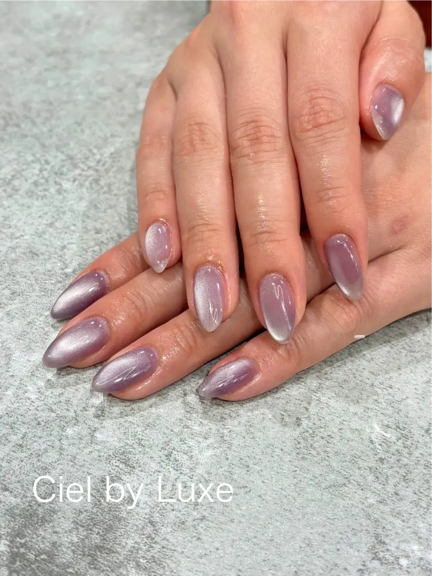ネイル マグネットネイル ハンドネイル CielbyLuxe Yukiのネイルデザイン
