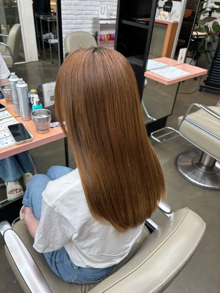 セミロング 毛利 拓夢のヘアスタイル