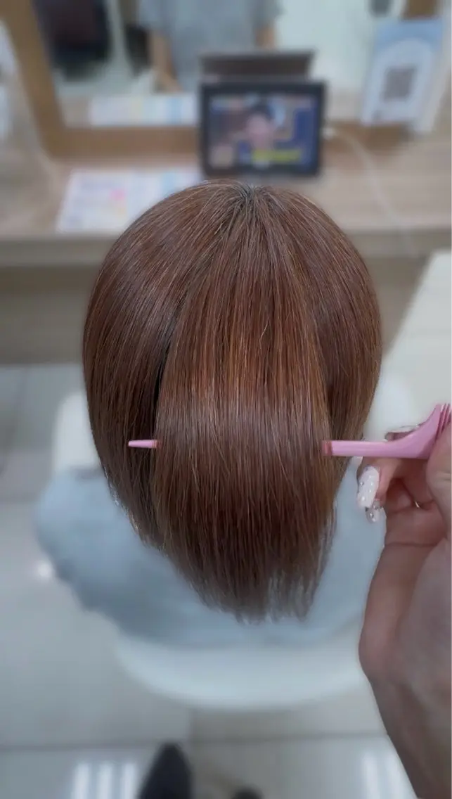ショート パーマ 縮毛矯正 🎀久野 咲来🎀のヘアスタイル