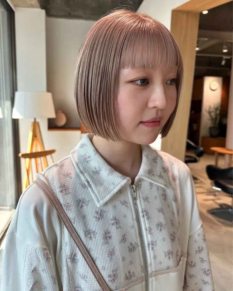 ミディアム カラー カット ヘアカラー トリートメント AR.MARA サトウヒカルのヘアスタイル