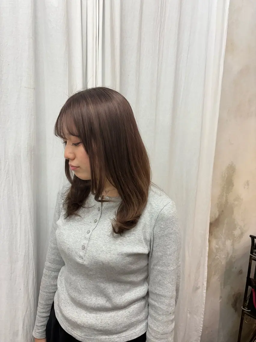 セミロング 林 夢良🖤のヘアスタイル