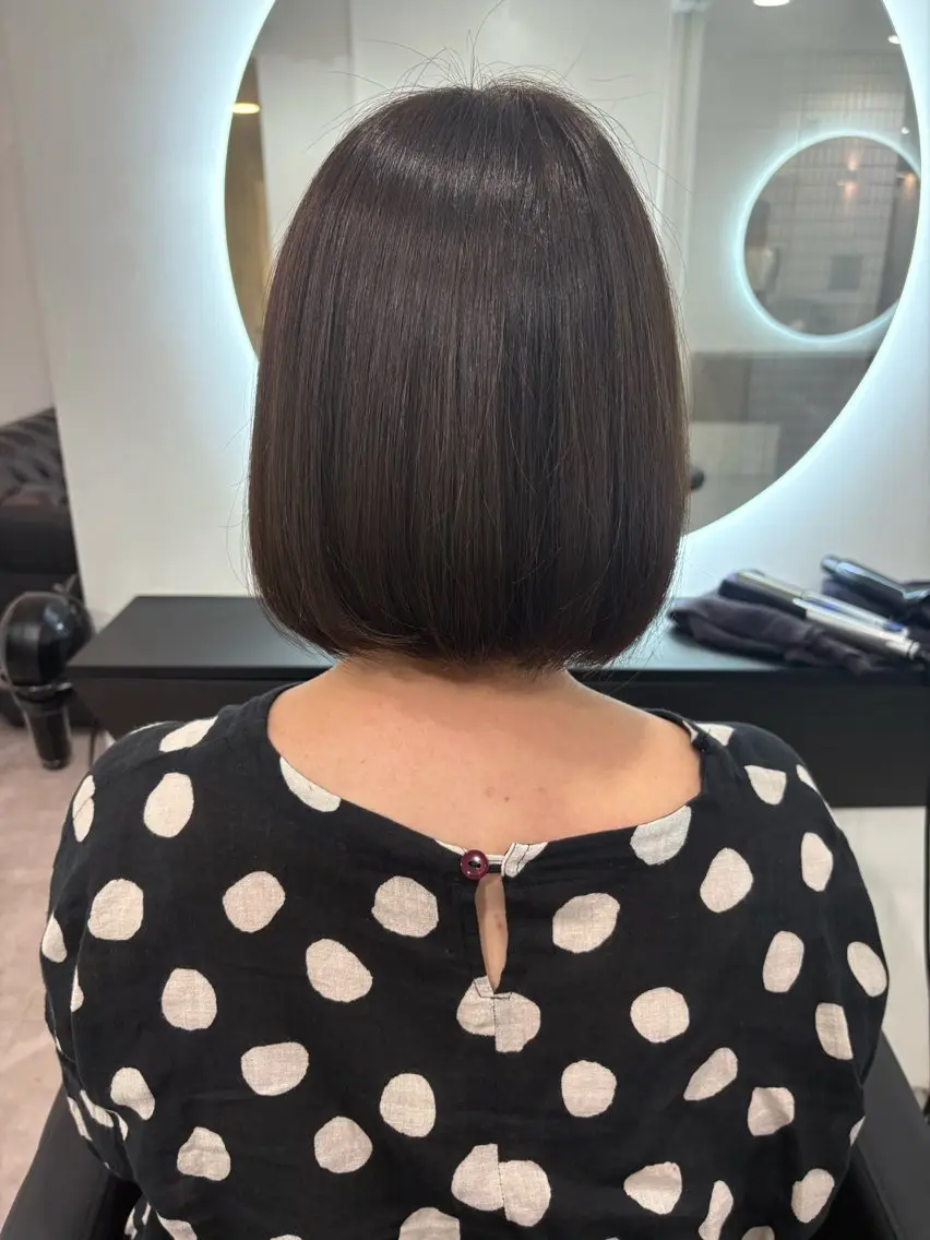 ミディアム カラー ブラウンカラー ナチュラルブラウン ヘアカラー 臼井 いづみのヘアスタイル