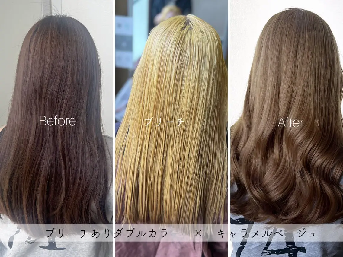 カラー ブリーチ ダブルカラー SARAJU 仁川店【カラー特化】のヘアスタイル