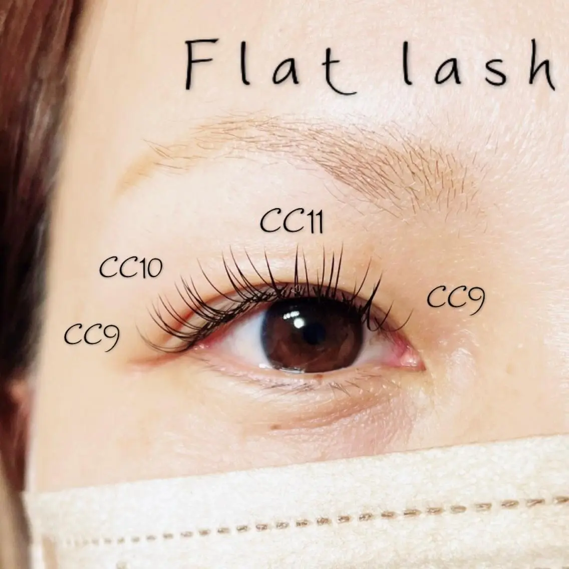 マツエク・マツパ フラットラッシュ マツエク eyesalon なないろ🌈のマツエク・マツパデザイン