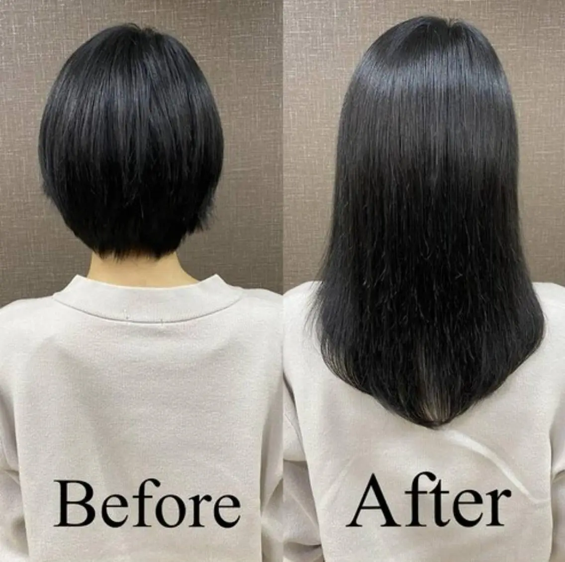 セミロング カラー エクステ 桃屋 桃屋のヘアスタイル