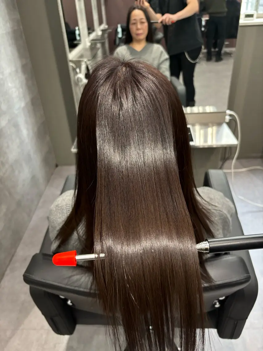 酸性ストレート 髪質改善のヘアスタイル