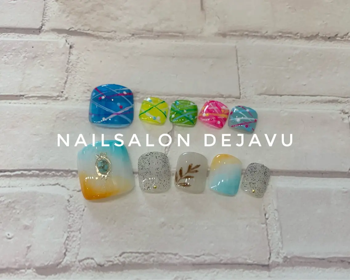 ネイル フットネイル Nailsalon Dejavuのネイルデザイン