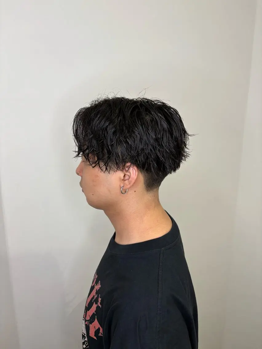 メンズ カット パーマ aDALil川越 😎AZUSAのヘアスタイル