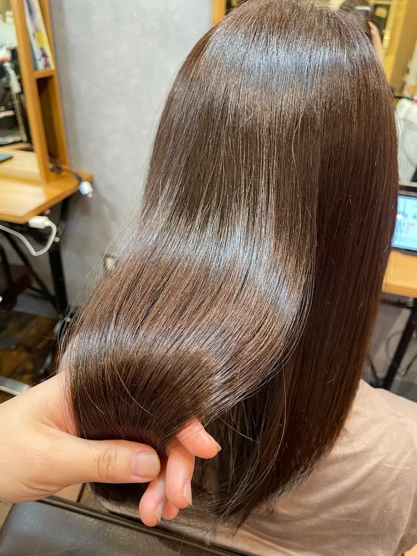 🤍初回限定🤍 オイルイン美髪縮毛矯正➕ダヴィネスヘアパックトリートメントの写真