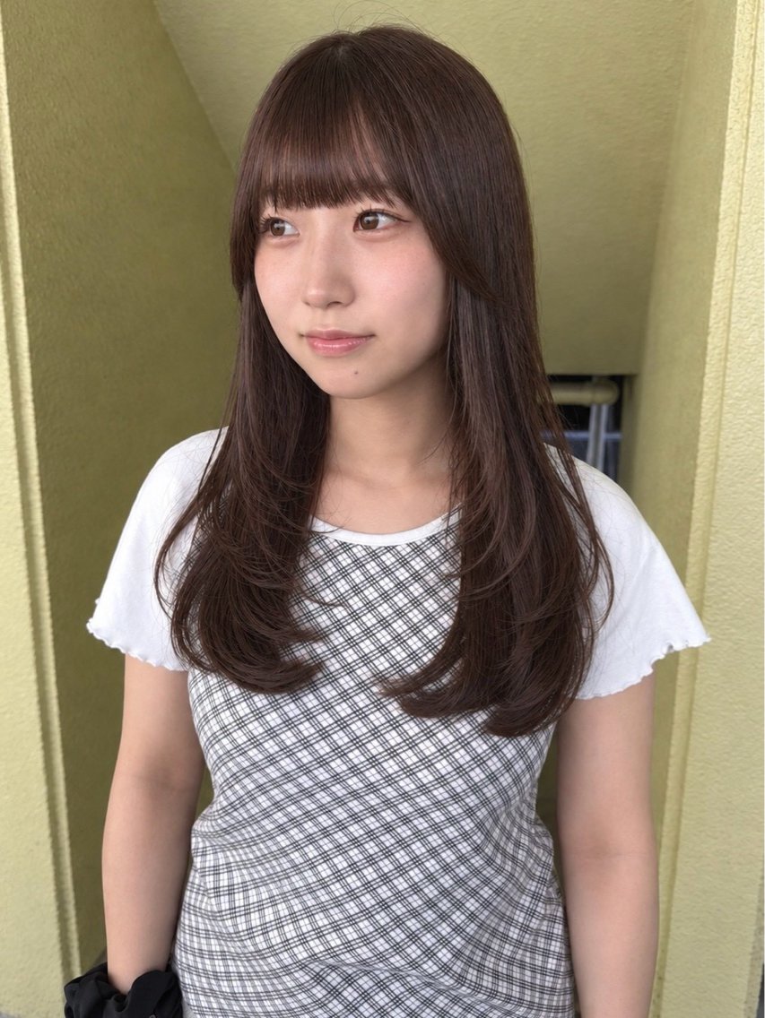 カラー ヘアカラー 🪺透明感カラー/ 暖色/カエデ🪺のヘアスタイル