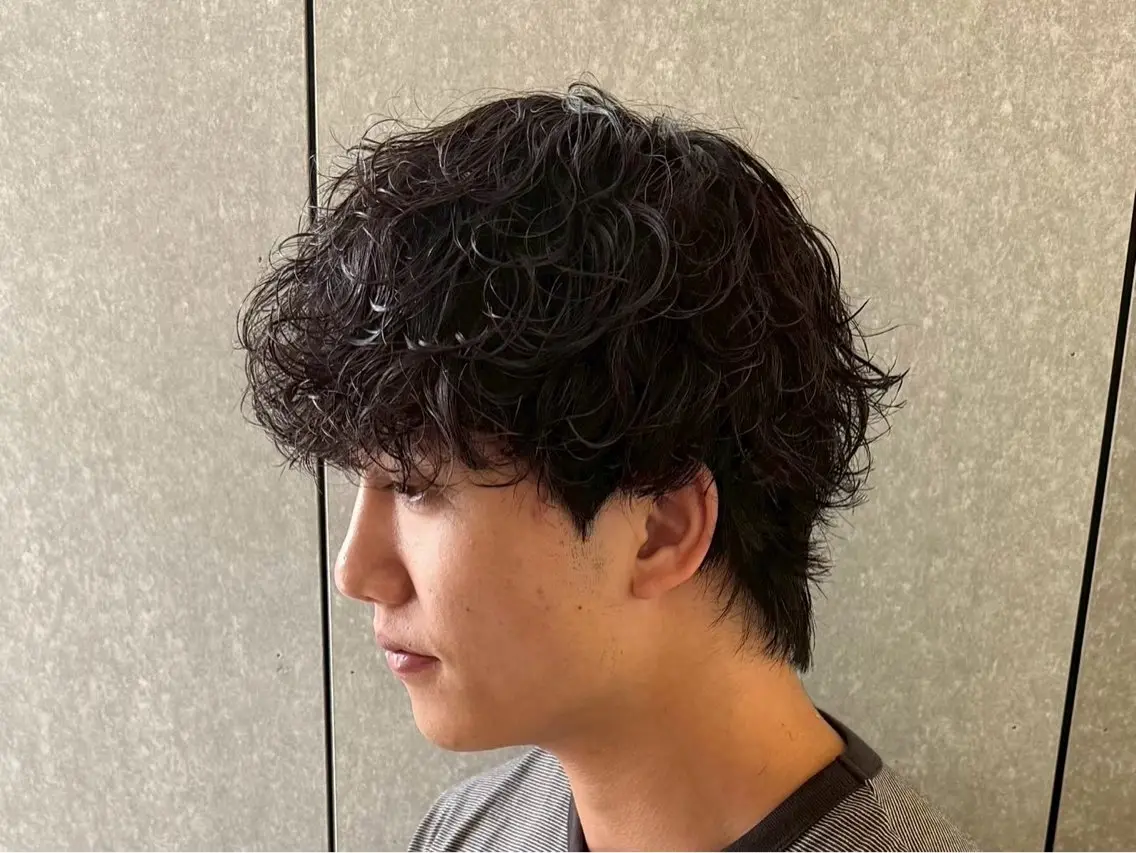 ショート パーマ メンズ 朝ラクパーマ 【SENA】のヘアスタイル