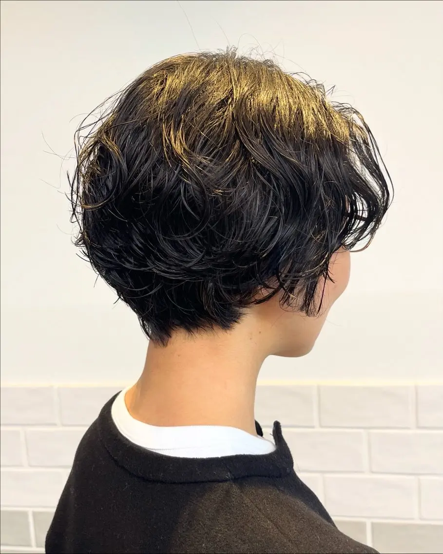 ショート パーマ ショートヘア 🌷ムロ ユミ🌷のヘアスタイル