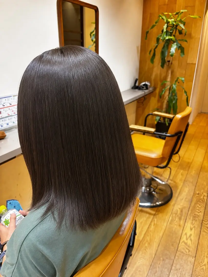 カラー CLAPSコハク モデル募集のヘアスタイル